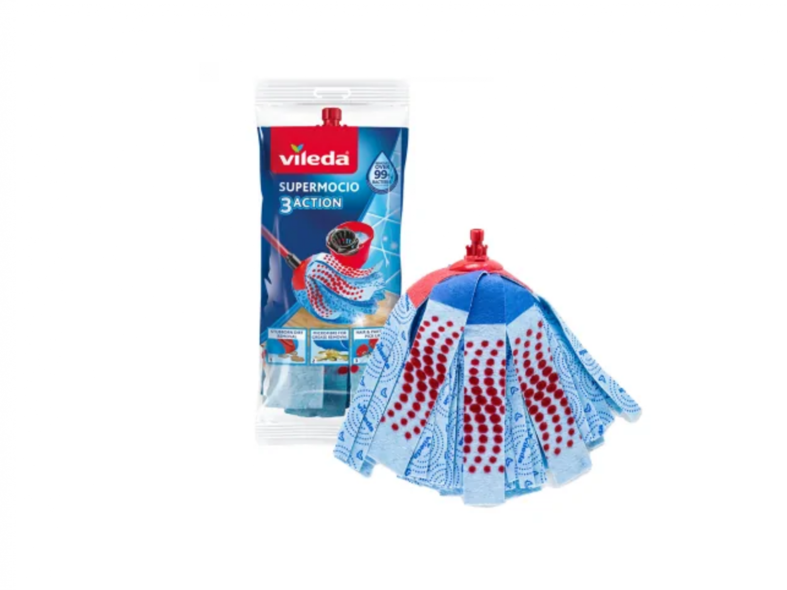 Wkład do mopa SUPERMOCIO 3ACTION XL Vileda 167968